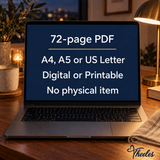 Theeles Couples Connection 72-page PDF format guide: A4, A5 or US Letter; Digital or Printable; no physical item