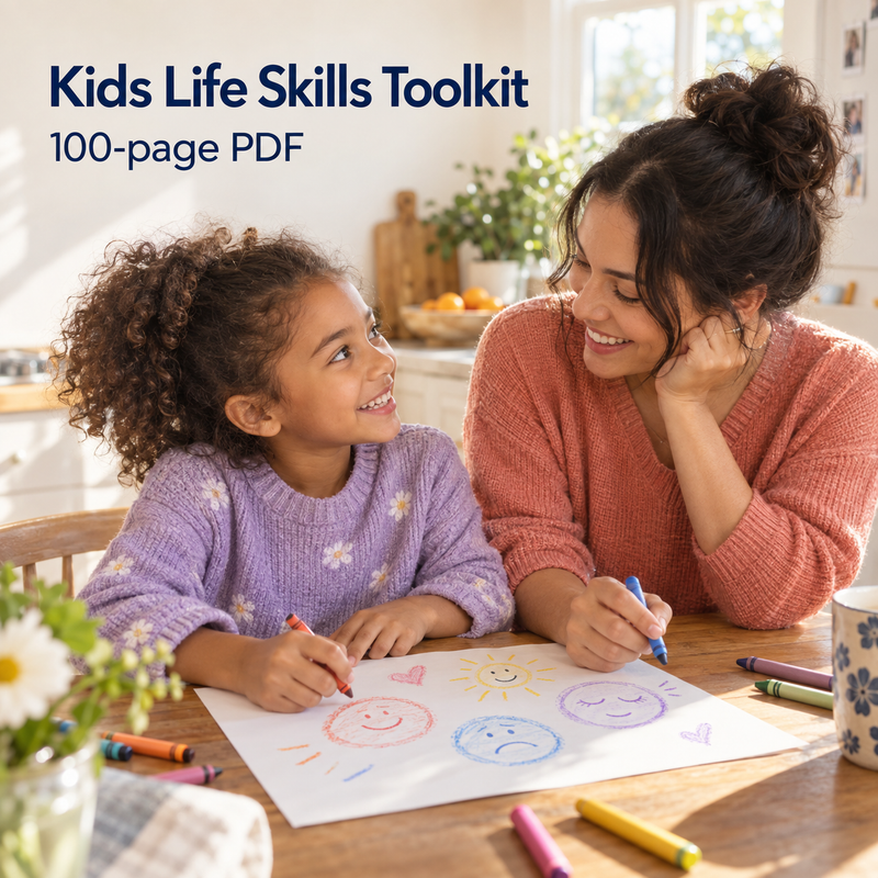 Kids Life Skills Toolkit | 100-Page PDF