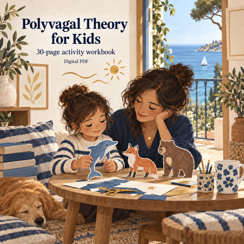Polyvagal Theory for Kids | 30-Page Activity Workbook